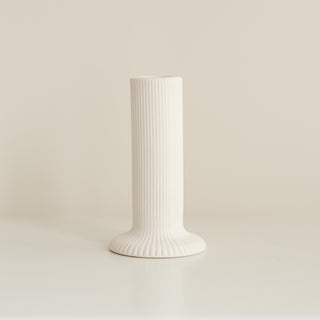 Ridge Ceramic Candle Holder