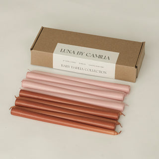 12" Taper Candles - 10 pieces/pack | Luna by Camilia