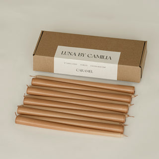 12" Taper Candles - 10 pieces/pack | Luna by Camilia