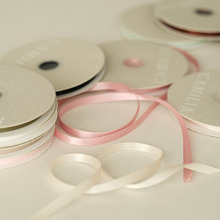 1cm × 50 Yards Double Sided Satin Ribbon