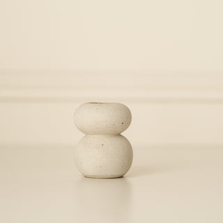 Natural Ceramic Candle Holder