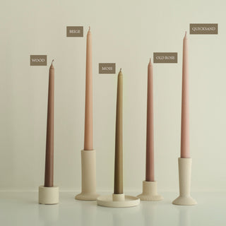 12" Taper Candles - 10 pieces/pack | Luna by Camilia