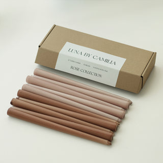 12" Taper Candles - 10 pieces/pack | Luna by Camilia