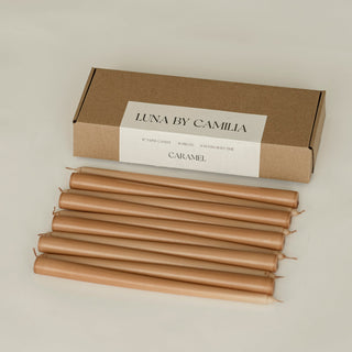 12" Taper Candles - 10 pieces/pack | Luna by Camilia
