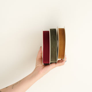 10 Yards Single Sided Velvet Ribbon