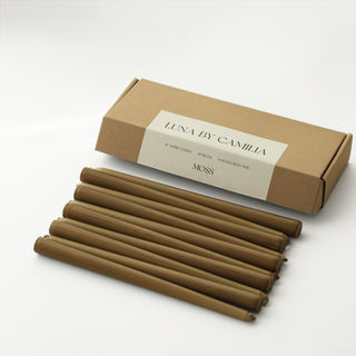 12" Taper Candles - 10 pieces/pack | Luna by Camilia