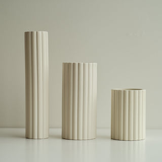Daisy Cylinder Vases