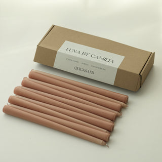 12" Taper Candles - 10 pieces/pack | Luna by Camilia