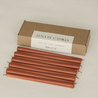 12" Taper Candles - 10 pieces/pack | Luna by Camilia