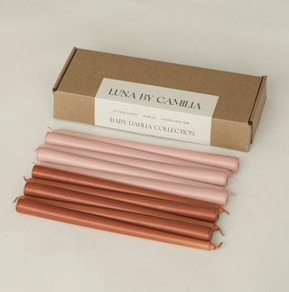 12" Taper Candles - 10 pieces/pack | Luna by Camilia