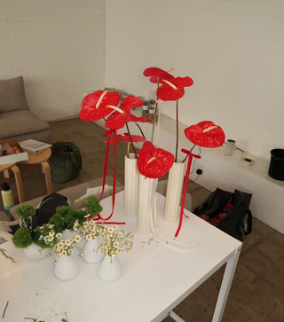 Daisy Cylinder Vases