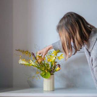 Daisy Cylinder Vases