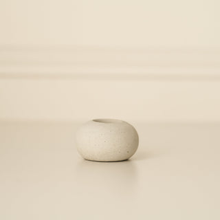 Natural Color Ceramic Candle Holder