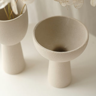 Short Lotus Ceramic Vase